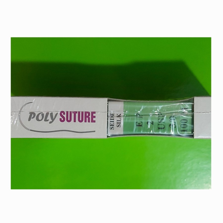 Benang SEIDE SILK PolySuture. Sterile Surgical Sutures POLY SUTURE.