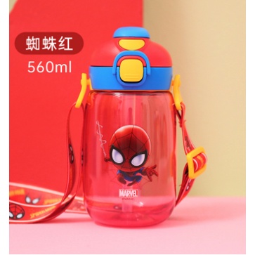 DISNEY Botol Minum anak Tritan 2in1 fungsi Sedot &amp; Teguk 560ML WD8082