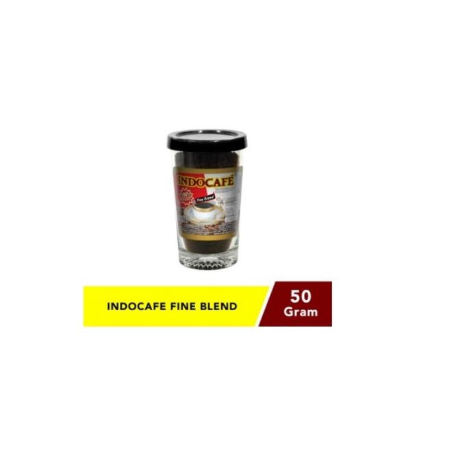 

INDOCAFE GOURMET INSTAN COFFEE FINE BLEND JAR 50 GR