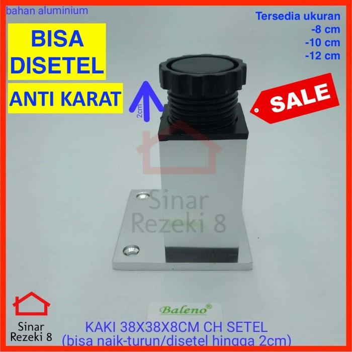 

Kaki 38x38x 8 cm CH Bisa SETEL Kaki Sofa Kotak Meja Lemari Nakas Kualitas Terjamin
