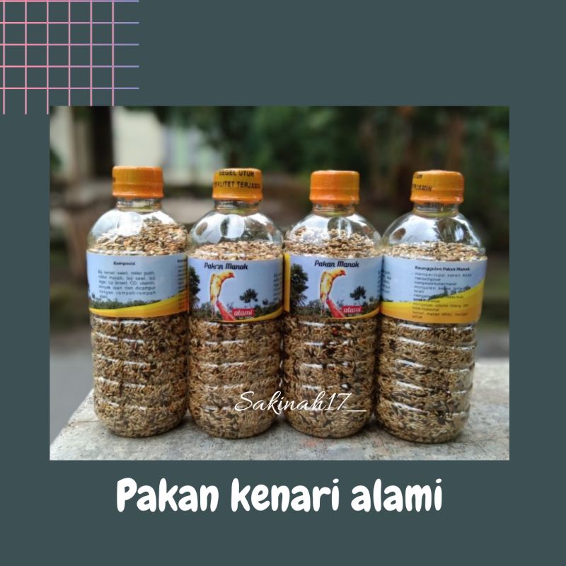 Jual Pakan Burung Kenari Alami Shopee Indonesia