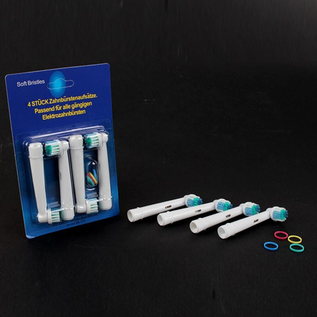 LEZHISNUG Electric Toothbrush Replacement 4 PCS for Oral-B - SB-17A