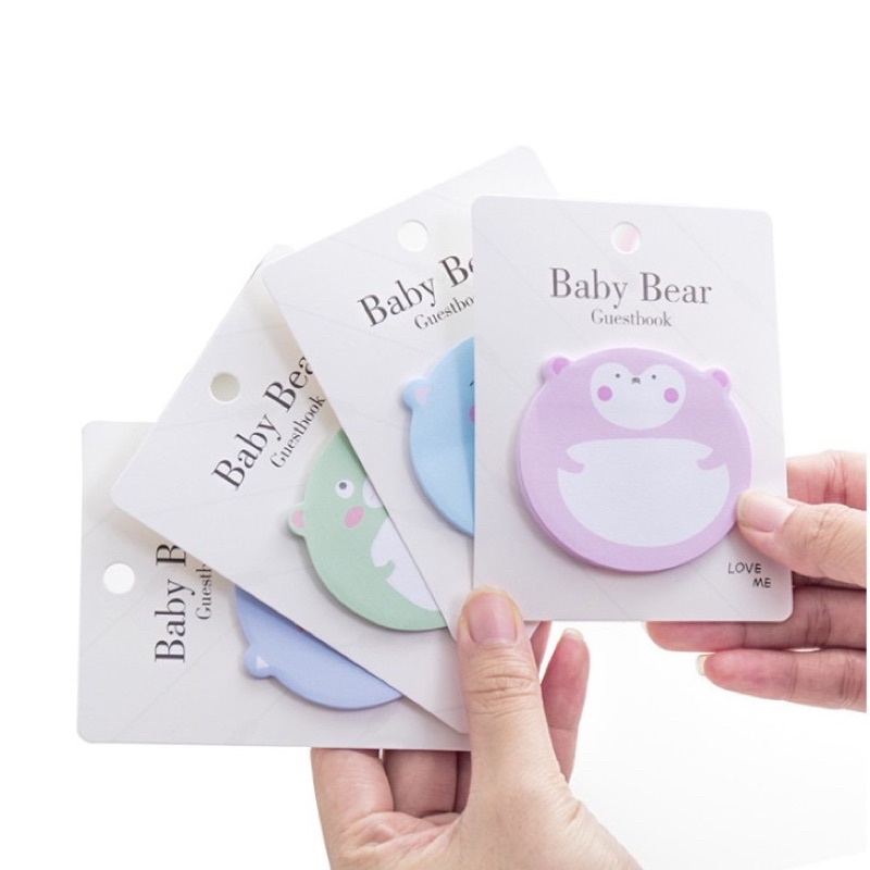 

STICKY NOTE BABY BEAR - MEMO NOTE LUCU UNIK