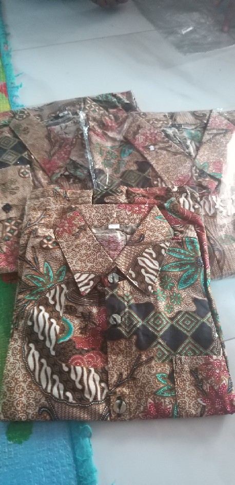 Batik Couple Keluarga Maura Couple Sania Ruffle Ori Ndoro Jowi Dnt Termurah