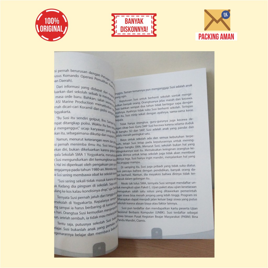 Buku Motivasi Biografi Kisah, Perjuangan, & Inspirasi Susi Pudjiastuti-3