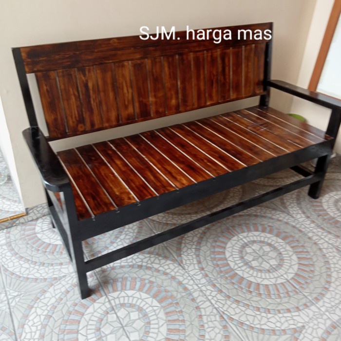 Kursi Kayu - Kursi Teras Kayu Panjang Kursi Taman