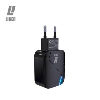 BATOK CHARGER LIGER LED L-T02 28W 2USB FAST & QUALCOM QUICK CHARGE 3.0 ...