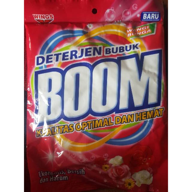 BOOM DETERJEN BUBUK 350gr - sabun deterjen murah