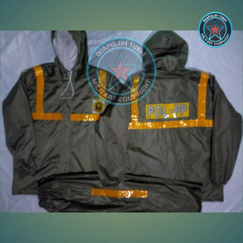 Jas Hujan Polisi/Jas Hujan TNI/Jas Hujan Dishub/Jas Hujan Damkar