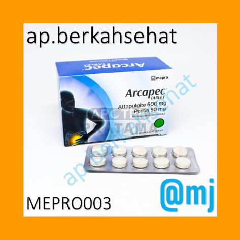 OBAT DIARE TABLET ARCAPEC PER BOX