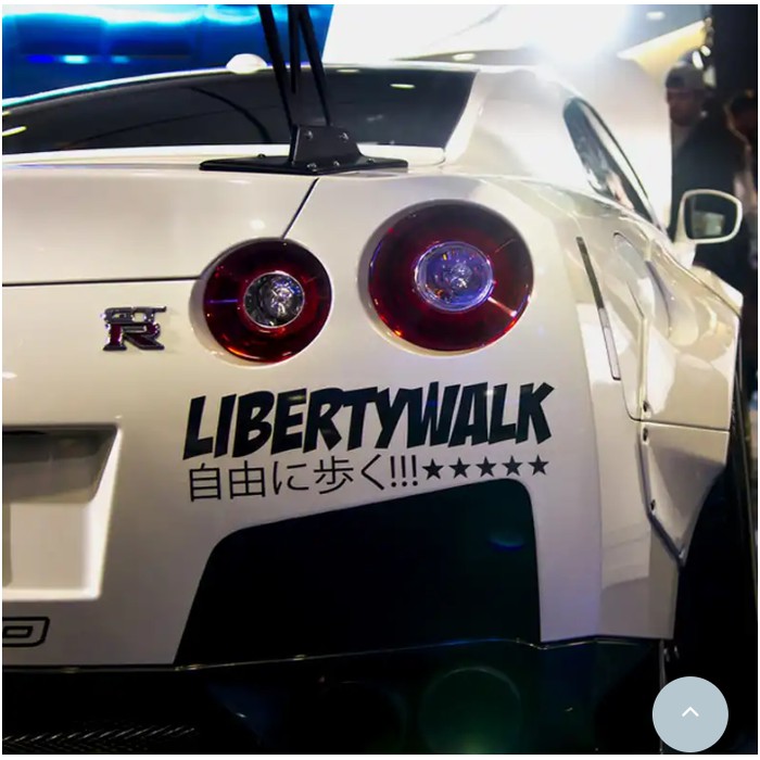 Stiker Liberty walk LB JDM Japanese All Car