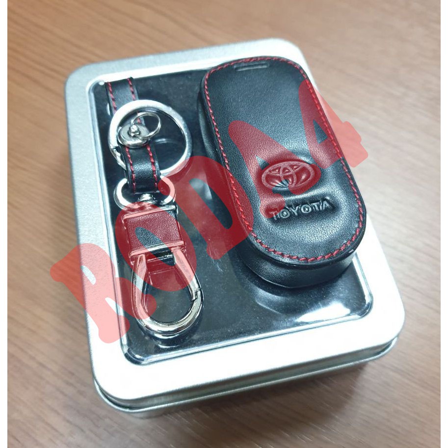 Leather Key Cover - Sarung Kunci Kulit Toyota All New Rush Terios 2018