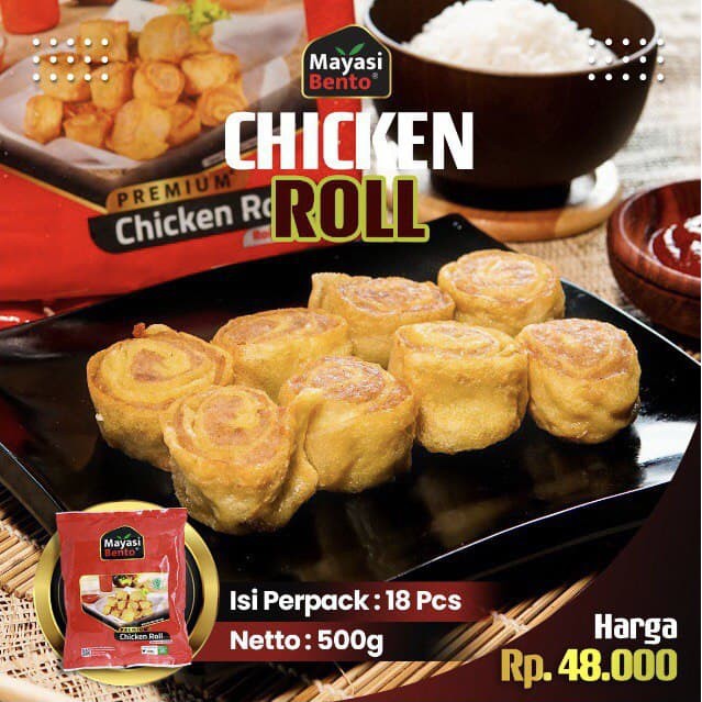 

Chicken Roll Mayasri Bento 500gr