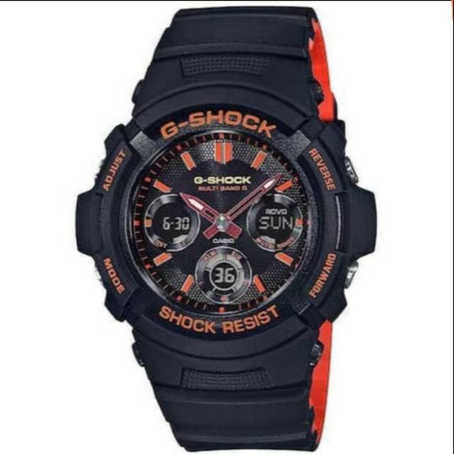 Jam Tangan Pria Casio G-Shock AWG-M100SBR-1ADR Original