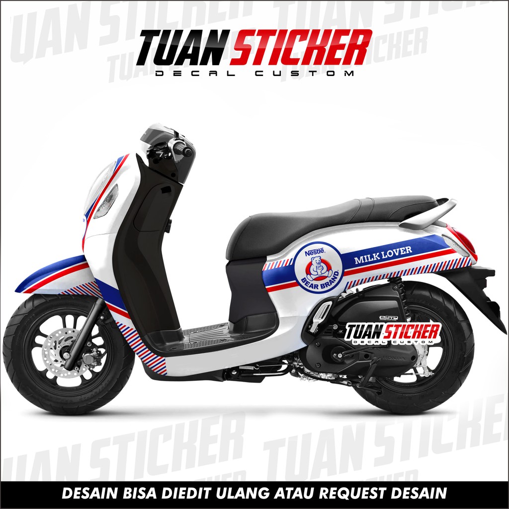 Sticker Striping Decal Scoopy 2021, sticker scoopy 2021, striping scoopy 2021 stiker scoopy 2021 Mil