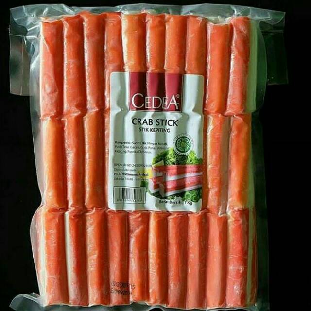 

Crab stick 1 kg cedea / stik kepiting / olahan kepiting