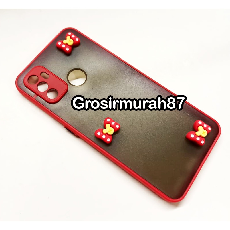 candy macaron softcase case tebal kondom hp Oppo A53 Pink maroon kuning hitam navy