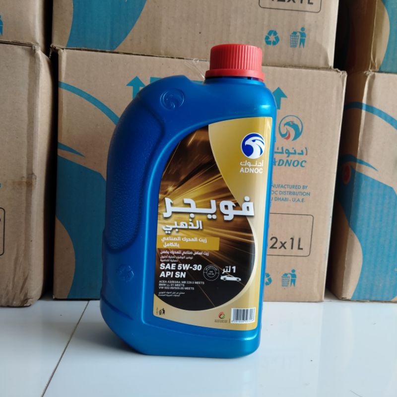 oli adnoc voyager gold full synthetic  5W-30 oli adnoc synthetic 5W-30