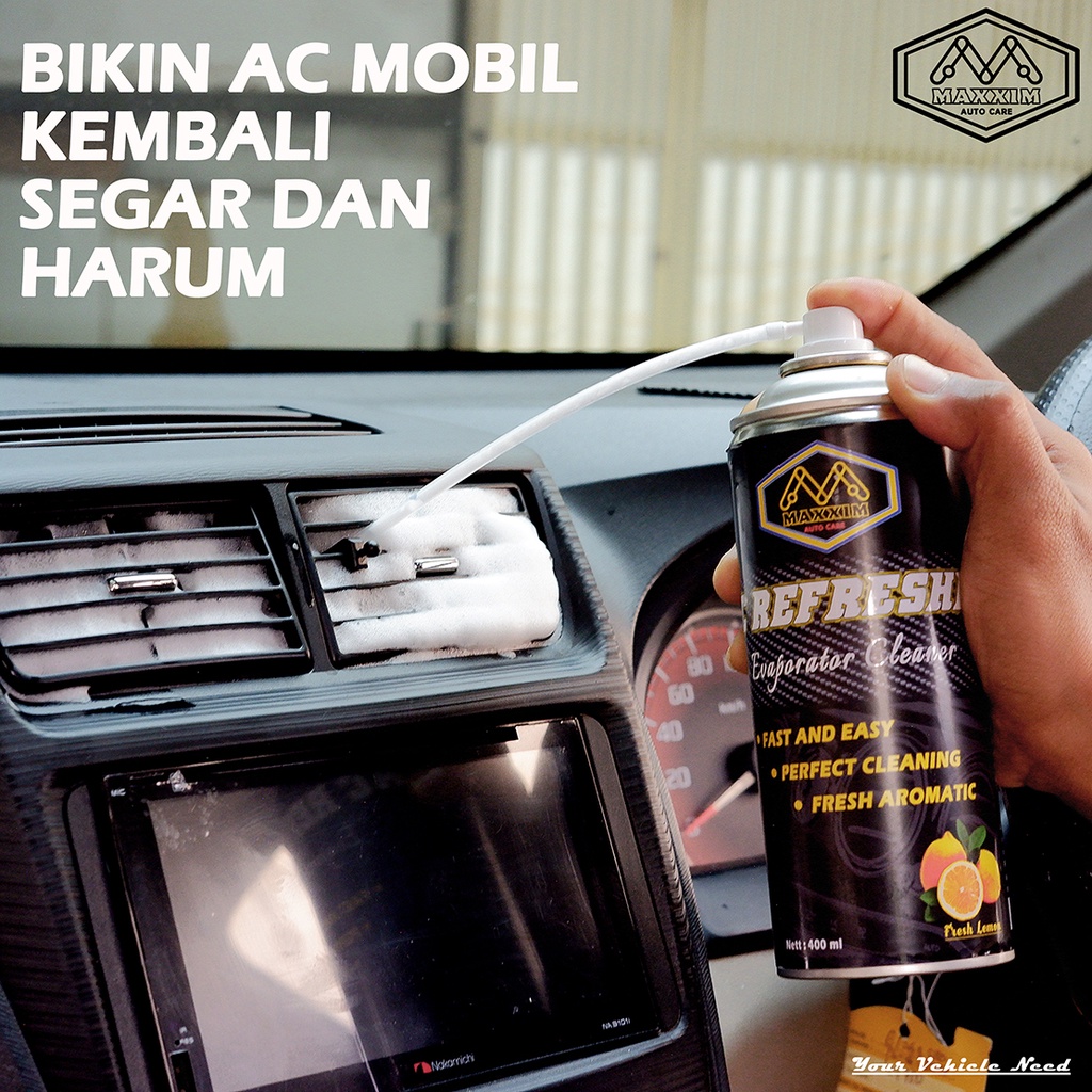 Pembersih AC Mobil Dingin dan Wangi