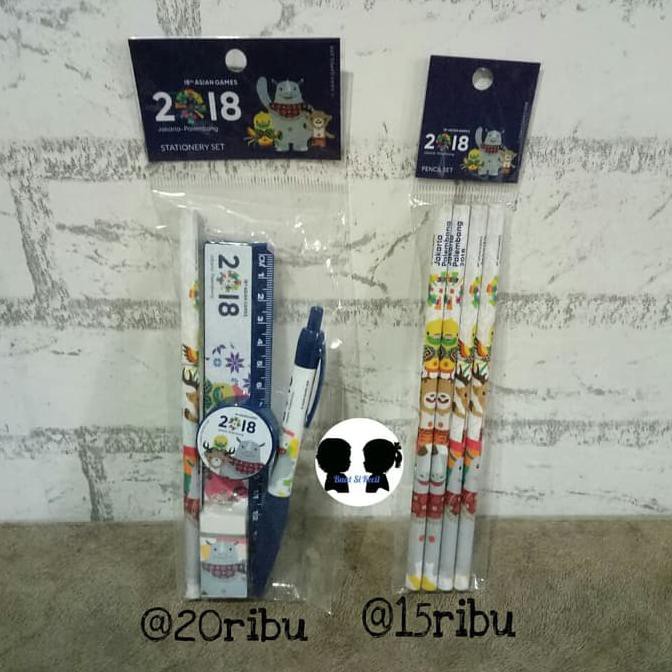 

Top!! Paket Alat Tulis Stationery Set Asian Games Perlengkapan Sekolah