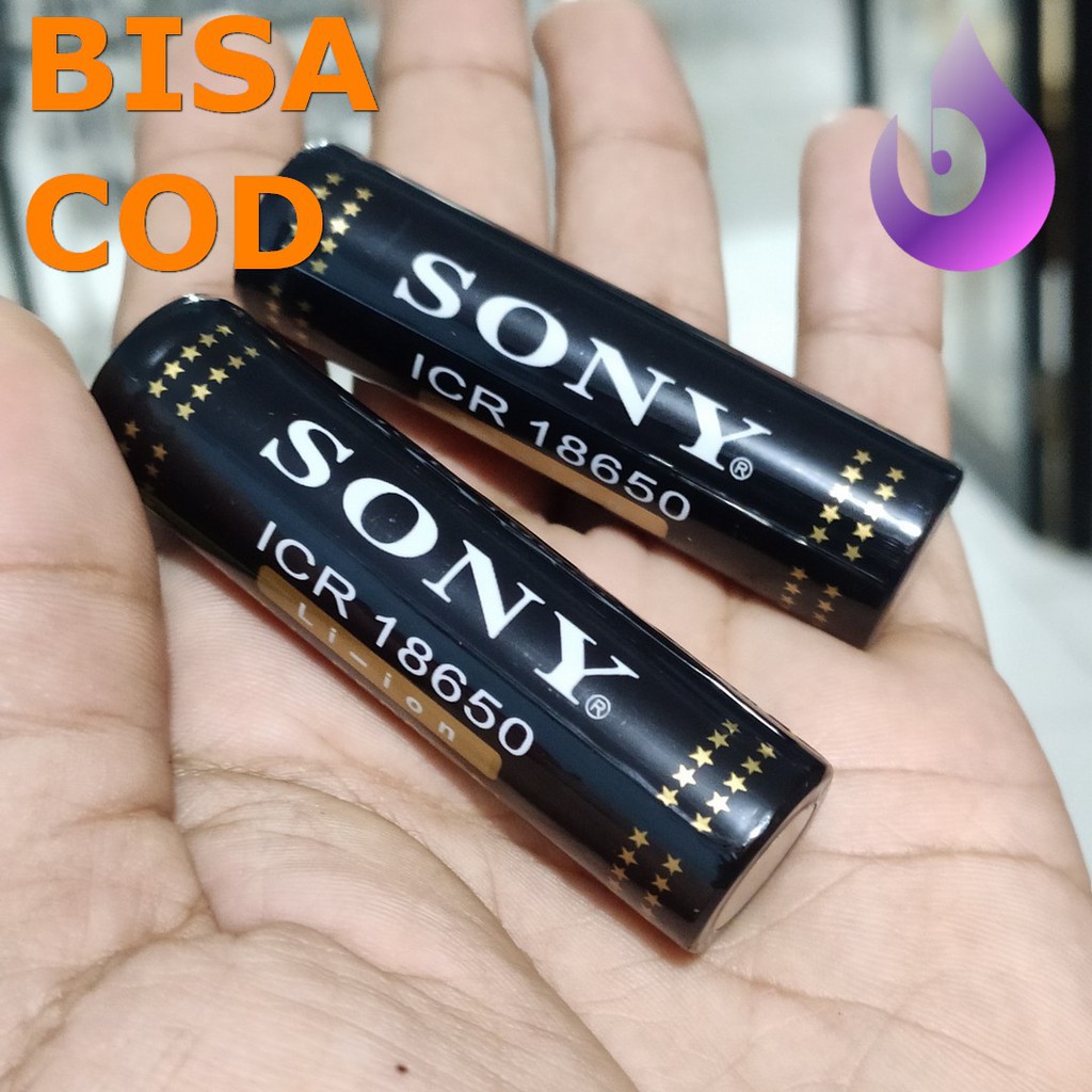 BATERAI SONY 5500 mAh 18650 BATERAI SENTER POLICE SWAT VAPE ROKOK ELEKTRIK ISI ULANG