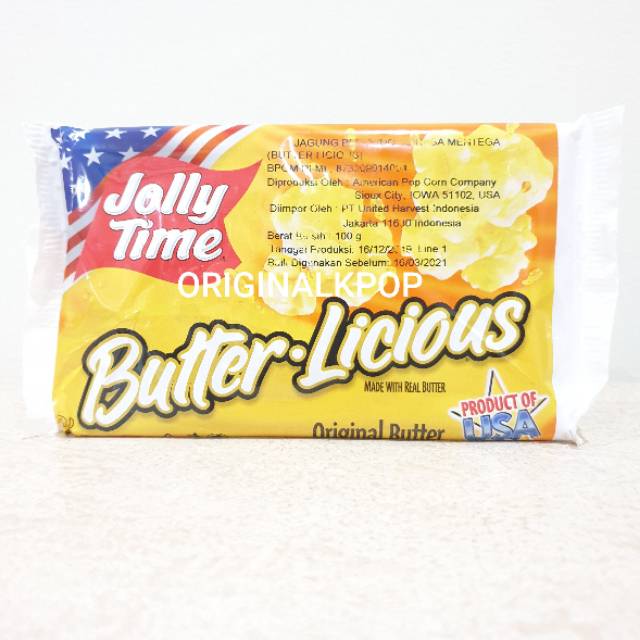 

KTr190 Pop corn jolly time popcorn all variant popcorn Jollytime big cheez butterlicious fun mania