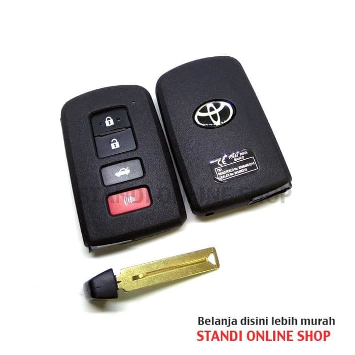 Cassing Smartkey Keyless Remote Toyota Camry 4 Tombol