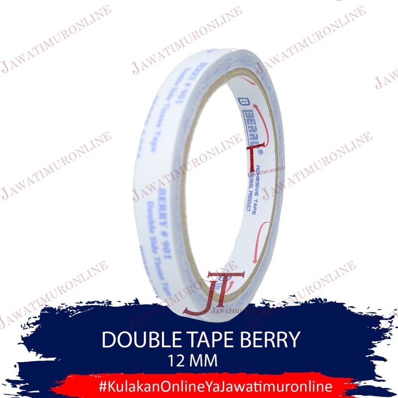 Double Tape Berry 12 mm / Dobel Tape Kecil