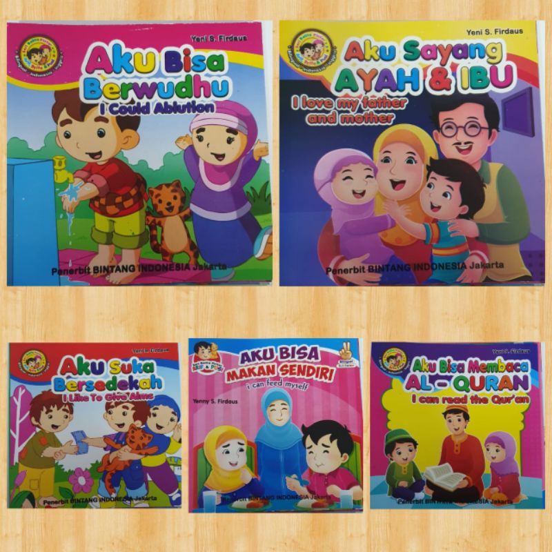 buku cerita bergambar seri balita pintar Bilingual