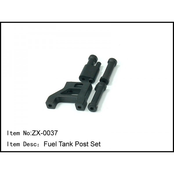 Rc Car Caster Caster Racing Fuel Tank Post Set 1/8 Buggy Nitro ZX-0037