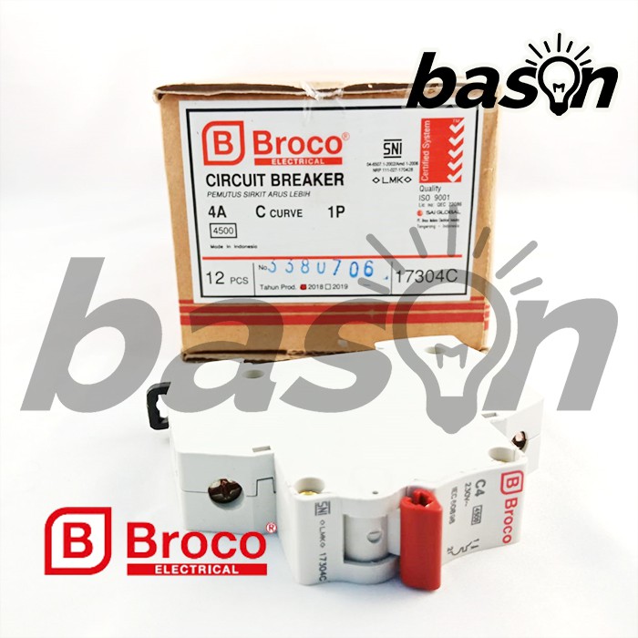 BROCO MCB 4A - 1P 17304C