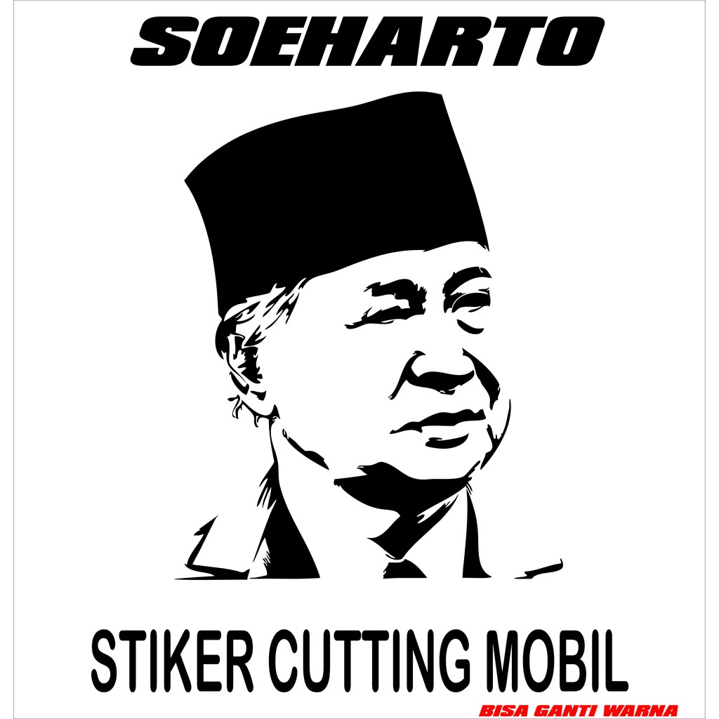 STIKER cutting mobil soeharto