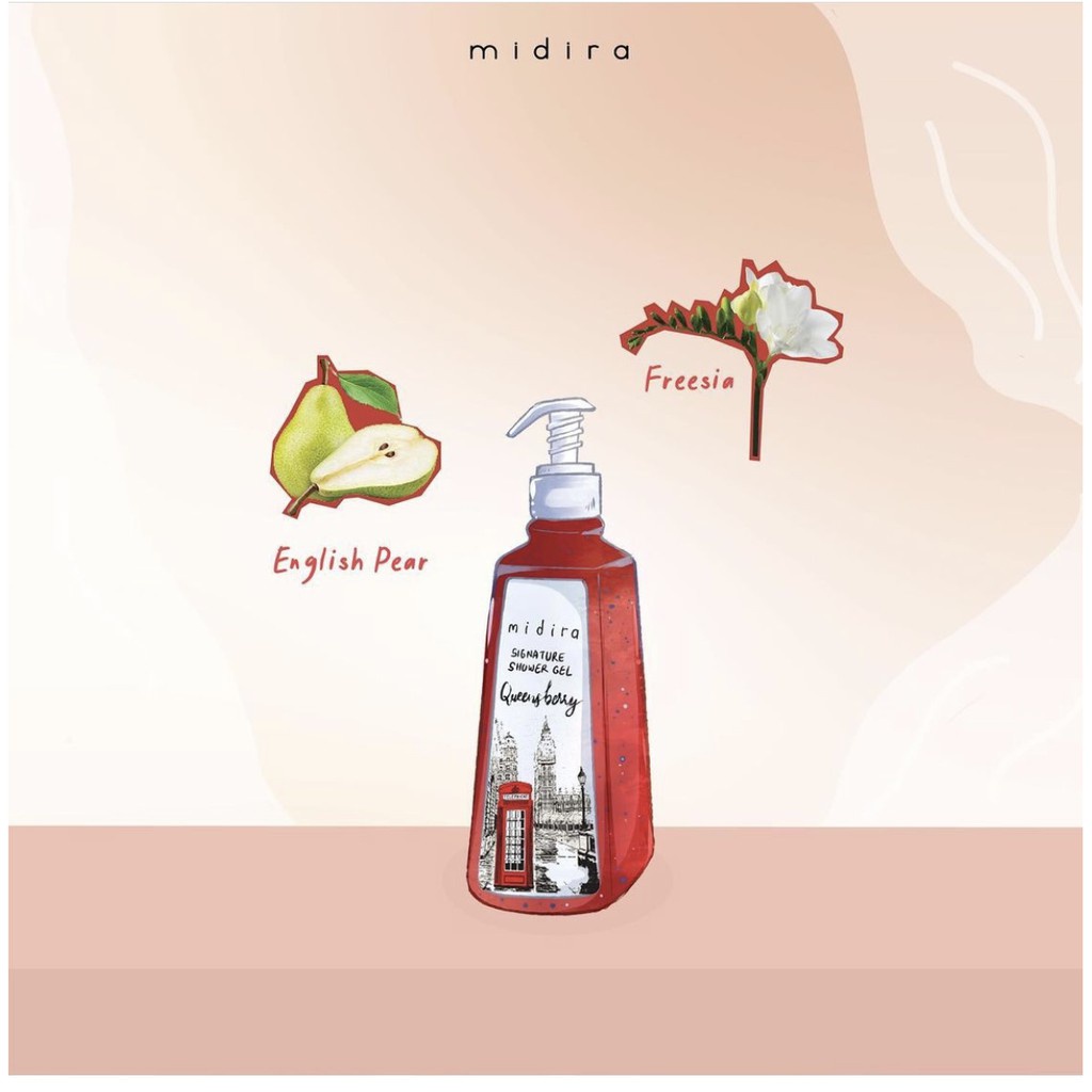 Midira Signature Shower Gel Sabun Mandi 400ml