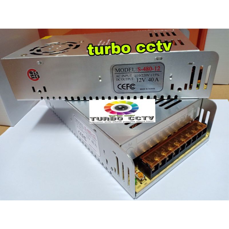 Power Supply CCTV 12V 40A Switching 12V 40A Termurah