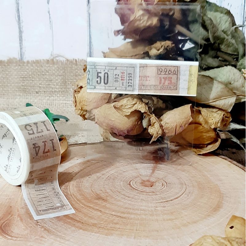 

Washi Tape motif Tiket (share 50cm)
