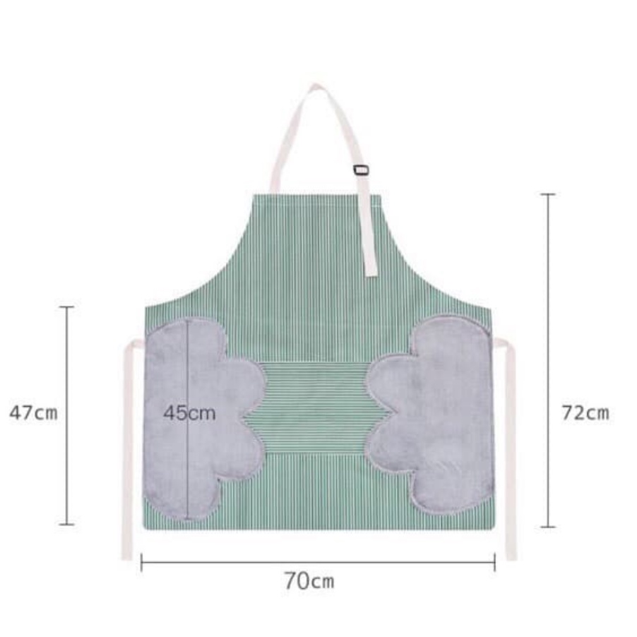 Celemek Masak / Apron Anti Air 70 x 72 cm