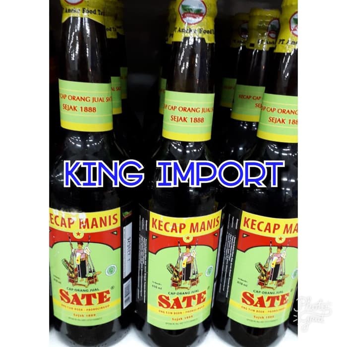 Kecap Manis Cap Orang Jual Sate 610 Ml Hijau Shopee Indonesia