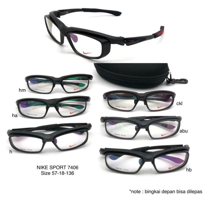 Frame Kacamata Sporty Nike 7406 Terbaru