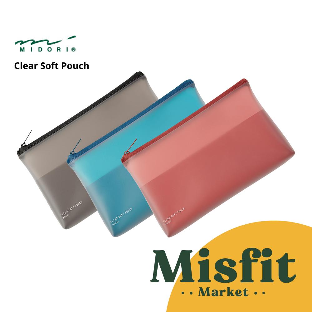 

MIDORI Clear Soft Pencil Pouch Tempak Kotak Pensil