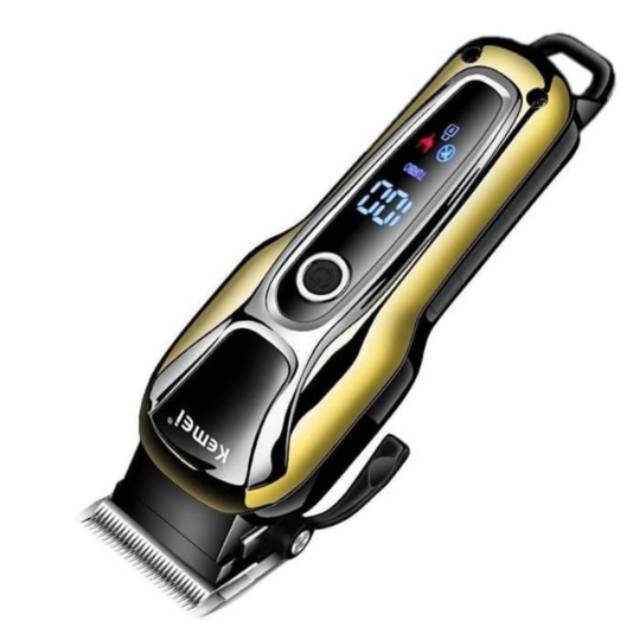 KEMEI KM-1990 Hair Clipper Rechargeable Alat Mesin Cukur Rambut Kemei Original