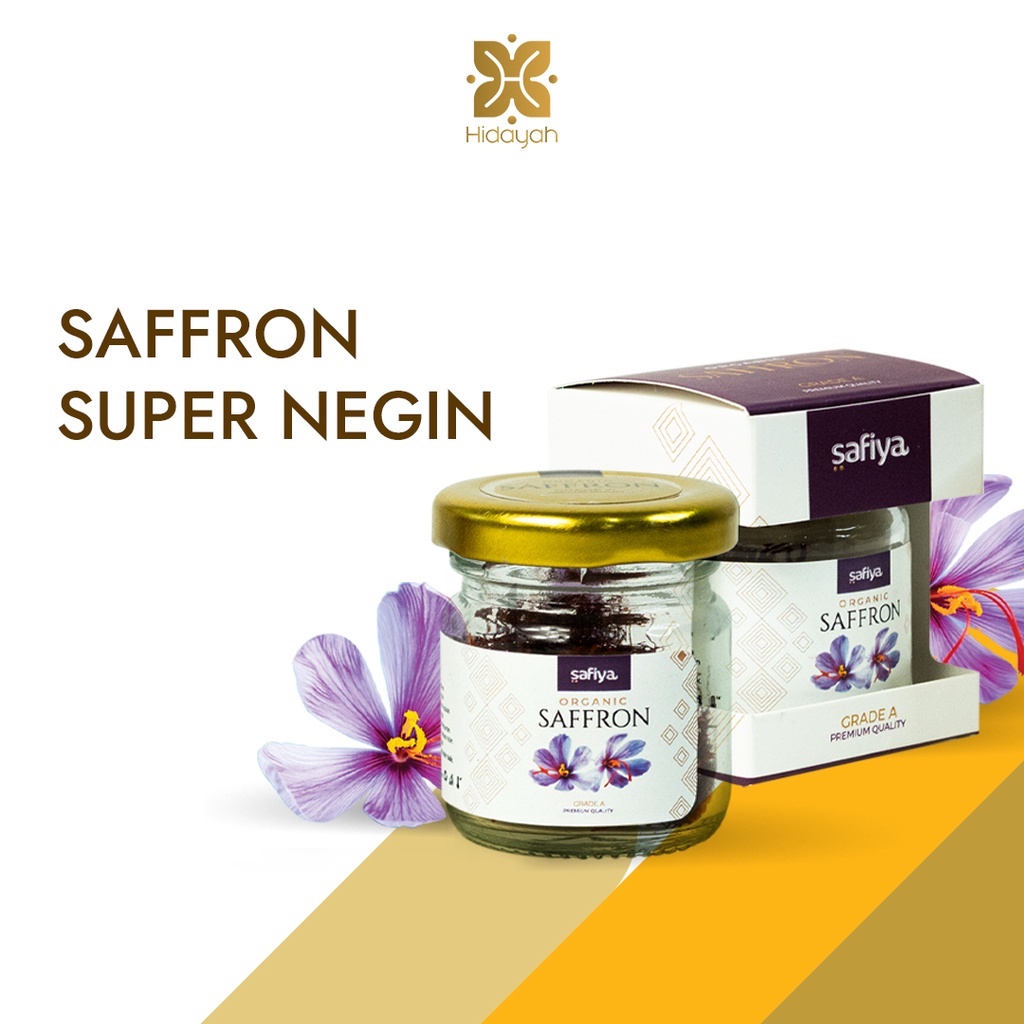 Saffron | Safron 0,5 Gram Super Negin Grade A++ Original SAFIYA HERBAL