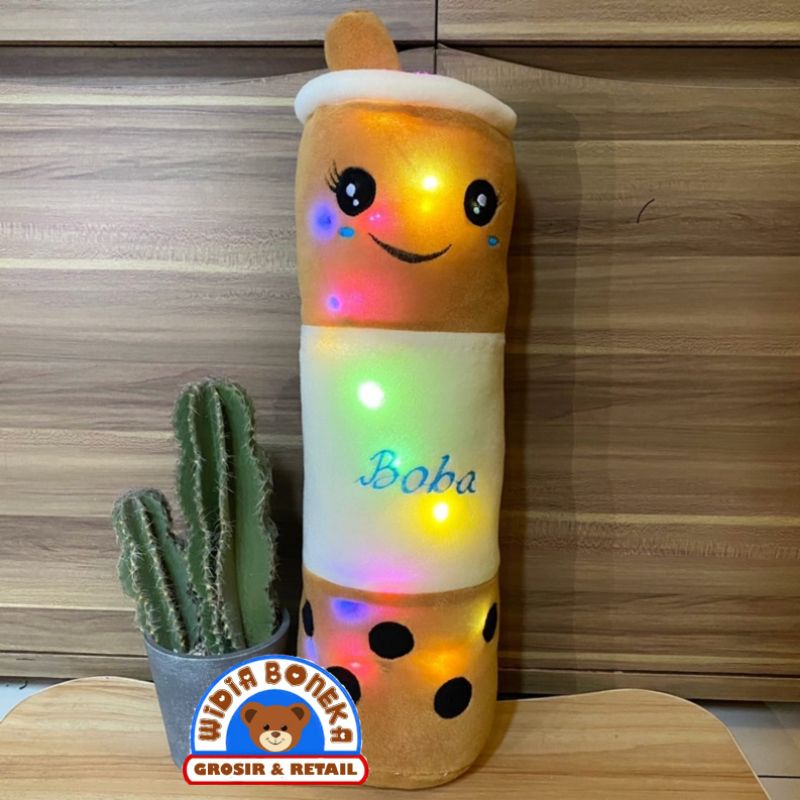 Boneka Guling Boba 55 cm LED