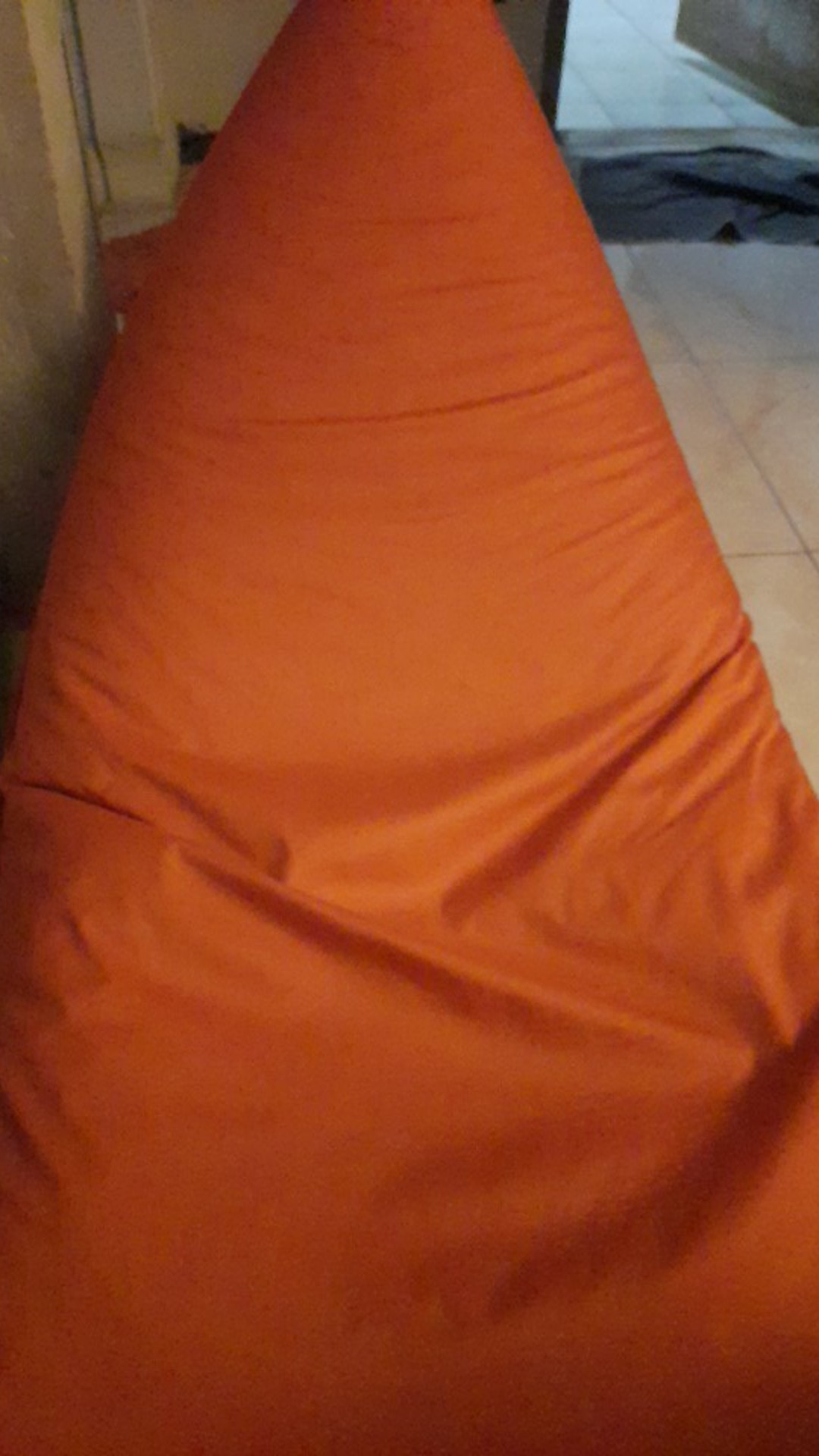 Bean Bag Komplit Isi Triangle / Oval Utk Dewasa Komplit Isi Bahan Waterproof Taslan Dan Katun