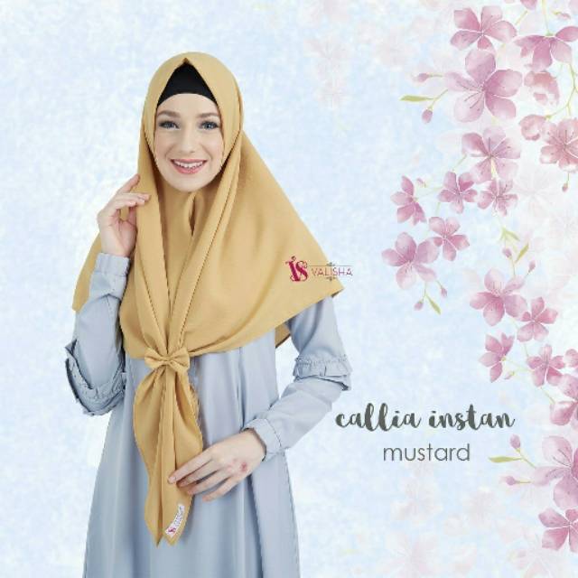 CALLIA INSTAN bahan diamond deparis|hijab instan|hijabsegiempat dari valisha
