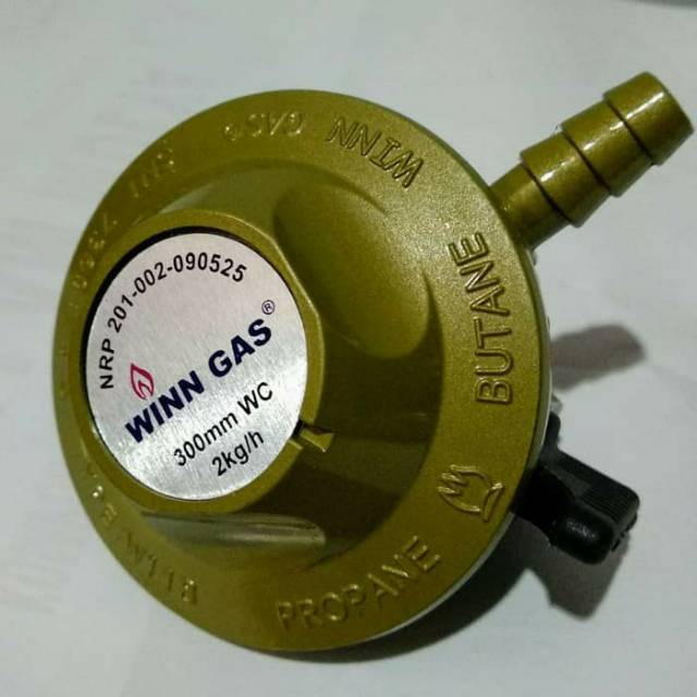 Winn Gas Kepala Regulator Non Meter Safty Lock W118NM