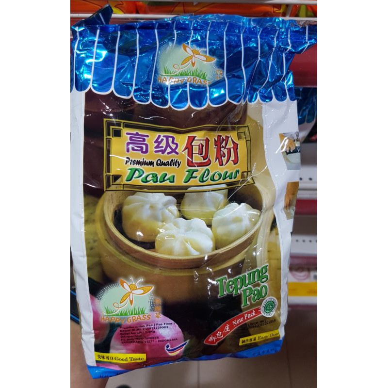 Jual Happy Grass Tepung Pao Bapao Bakpao 1 3kg Shopee Indonesia