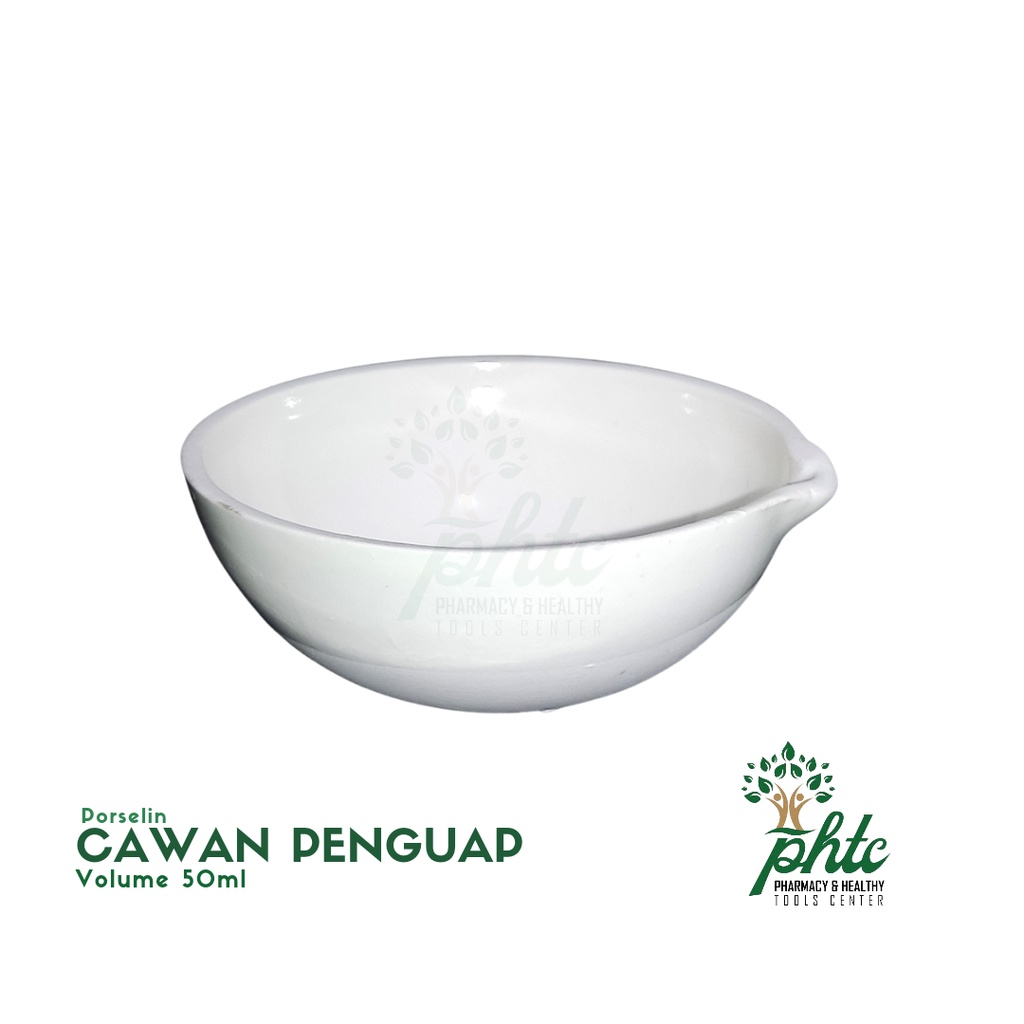 Cawan Uap 50ml l Cawan Porselin 50ml - Cawan Penguap