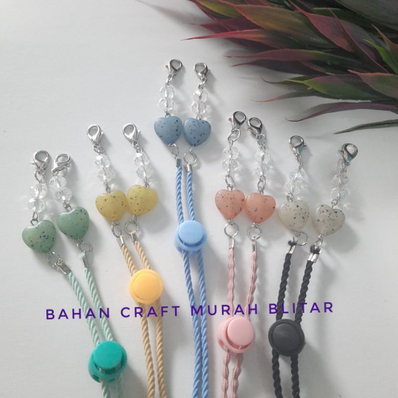 strap masker/kalung masker/konektor masker love