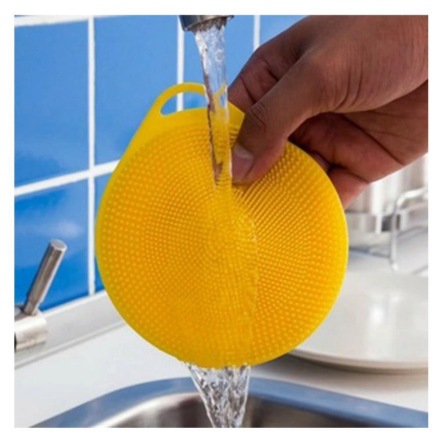 LS Spons Cuci Piring / Cuci Piring Silikon Serbaguna Aman dan Bersih