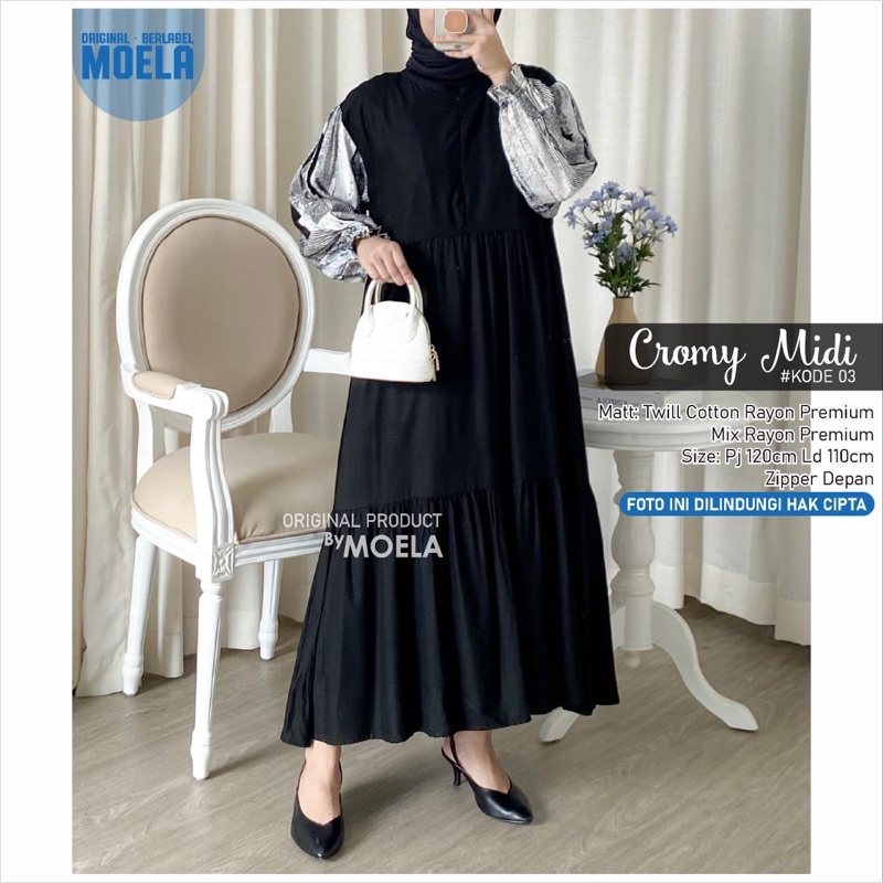 Cromy Midi Dress - By Original Moela
